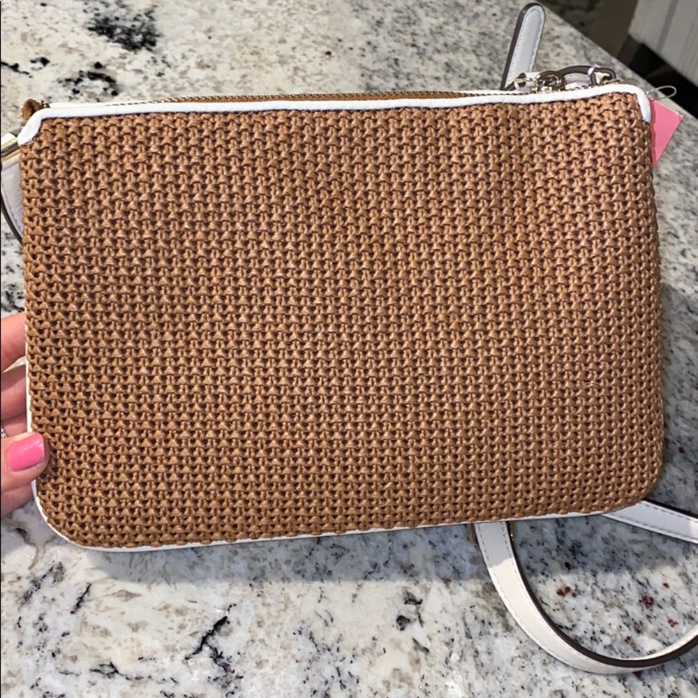 Kate Spade straw crossbody - Picture 7 of 11